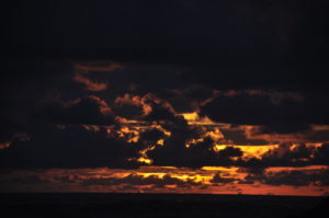 playa ventanas sunset clouds
